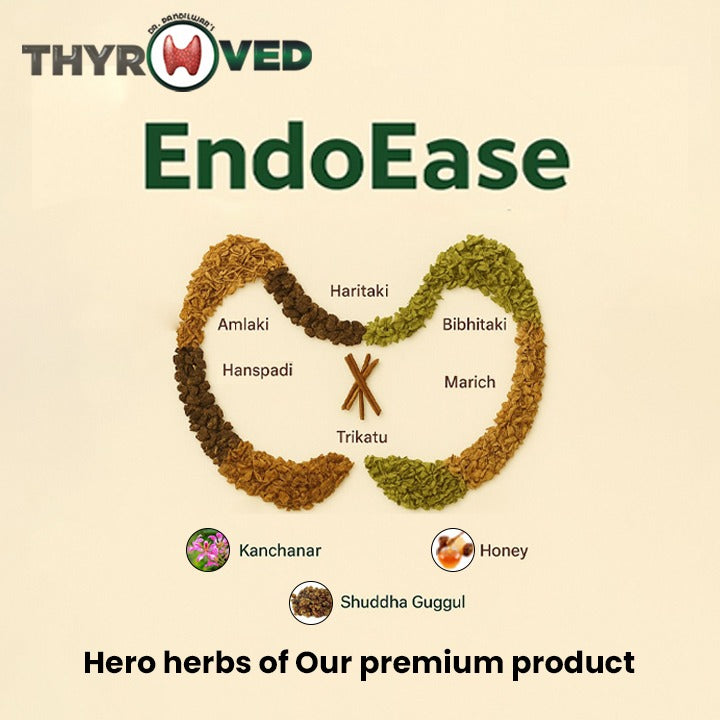 Dr. Pandilwar’s EndoEase - precision Herbal stimulant for Thyroid Function